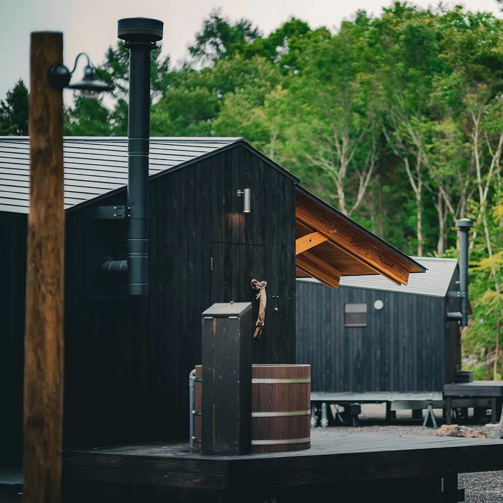Hut Onsen / Outdoor Onsen Bath